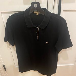 Burberry short sleeve jersey in black.